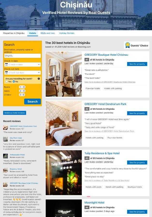Gregory Boutique Hotel تشيسيناو المظهر الخارجي الصورة